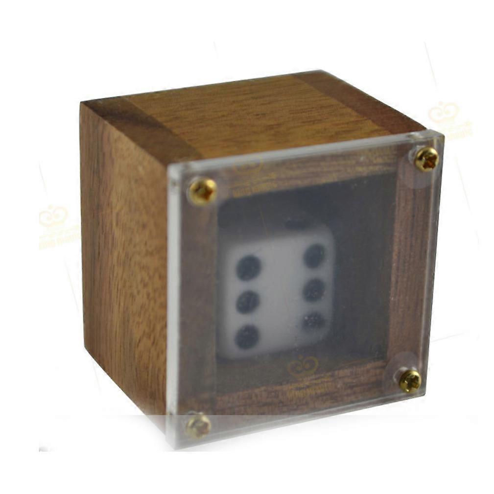 Badlands Bob (Wood) Dot Number Change Dice Magic Tricks Stage Magic Illusion Props