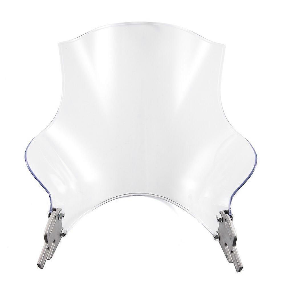 Clear Transparent Black ABS Universal Motorcycle Front Windshield WindScreen For Honda/Yamaha/Kawasaki/Suzuki Deflector
