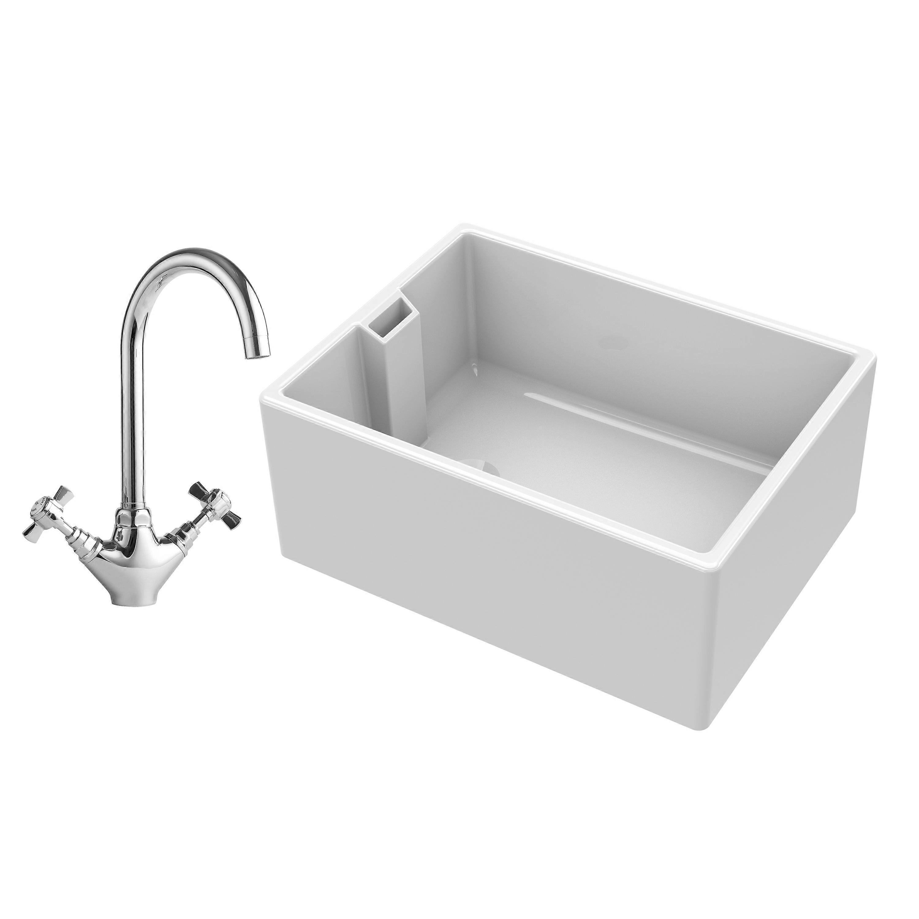 Belfast Sink 615x462x254 & Tap