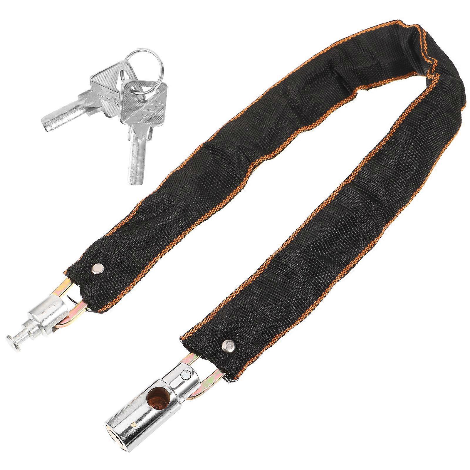 Chain Lock for Bike Safety Bike Lock with Keys Convenient Bike Chain Lock Portable Chain Security Lock