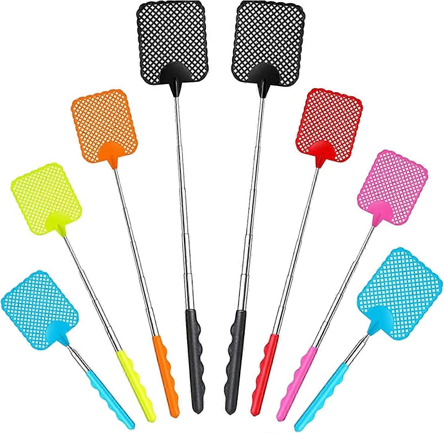 Fly Swatter, Telescopic Fly Swatter, Large Extendable Fly Swatter, with Durable Extendable Handle