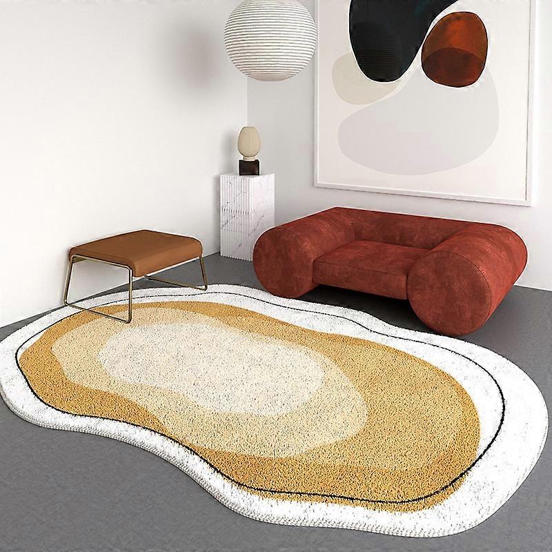 Tappeto Salotto Pelo Corto, Tappeto Antiscivolo Lavabile, Moderno