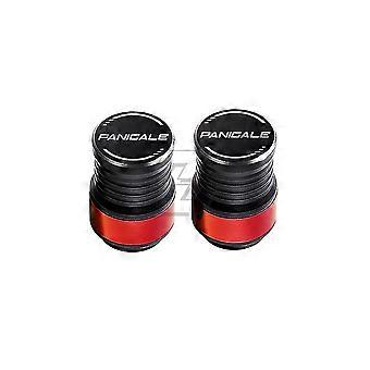 For Ducati 899 1199 1299 Panigale V2 V4 Rim Motorcycle Accessories Wheel Tire Valve Caps Covers