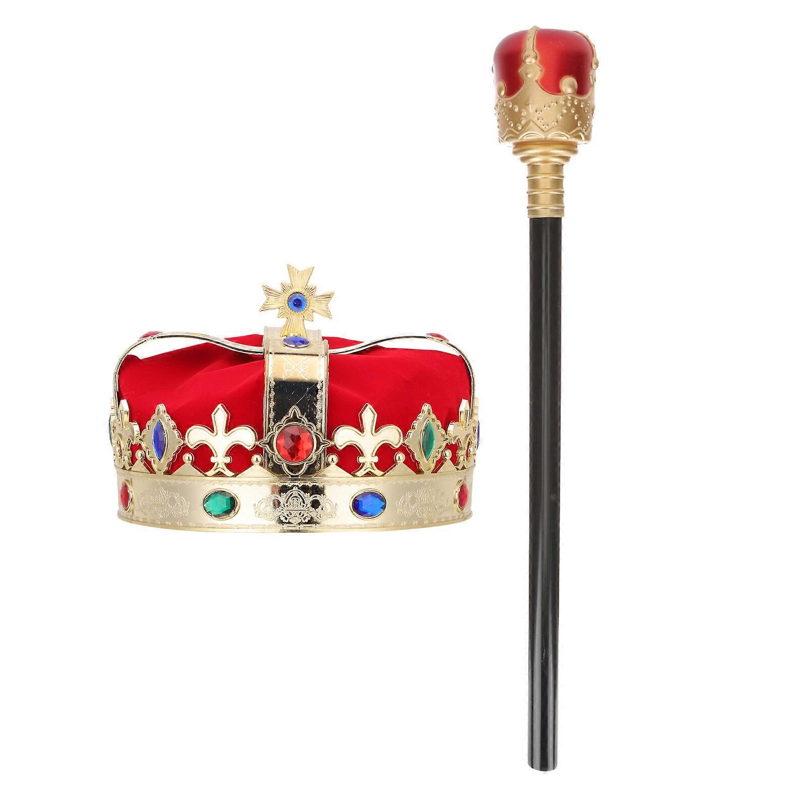 1 סט עדין ילדים מבוגרים כתר אביזר שרביט מצחיק ביצועים כיסוי ראש אביזר מסיבה