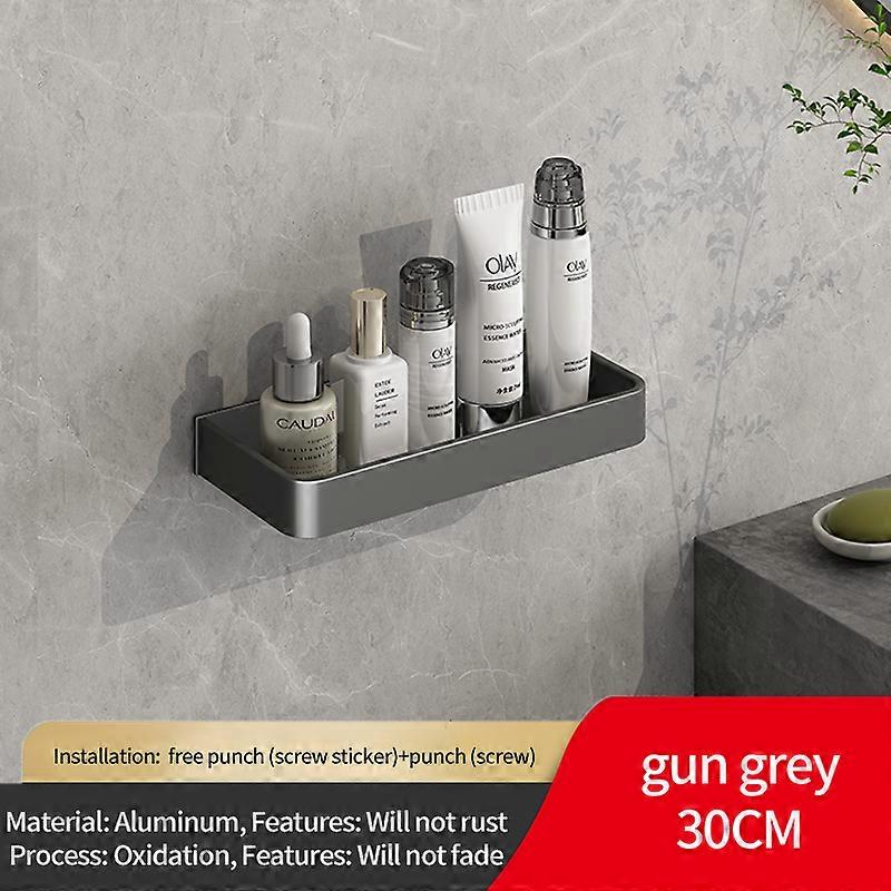 Yun Jie Ya Kitchen Hardware Shelf Hanger Bathroom Accessories Sets Gun Grey Towel Bar Rack With Hook Home Storage Organization