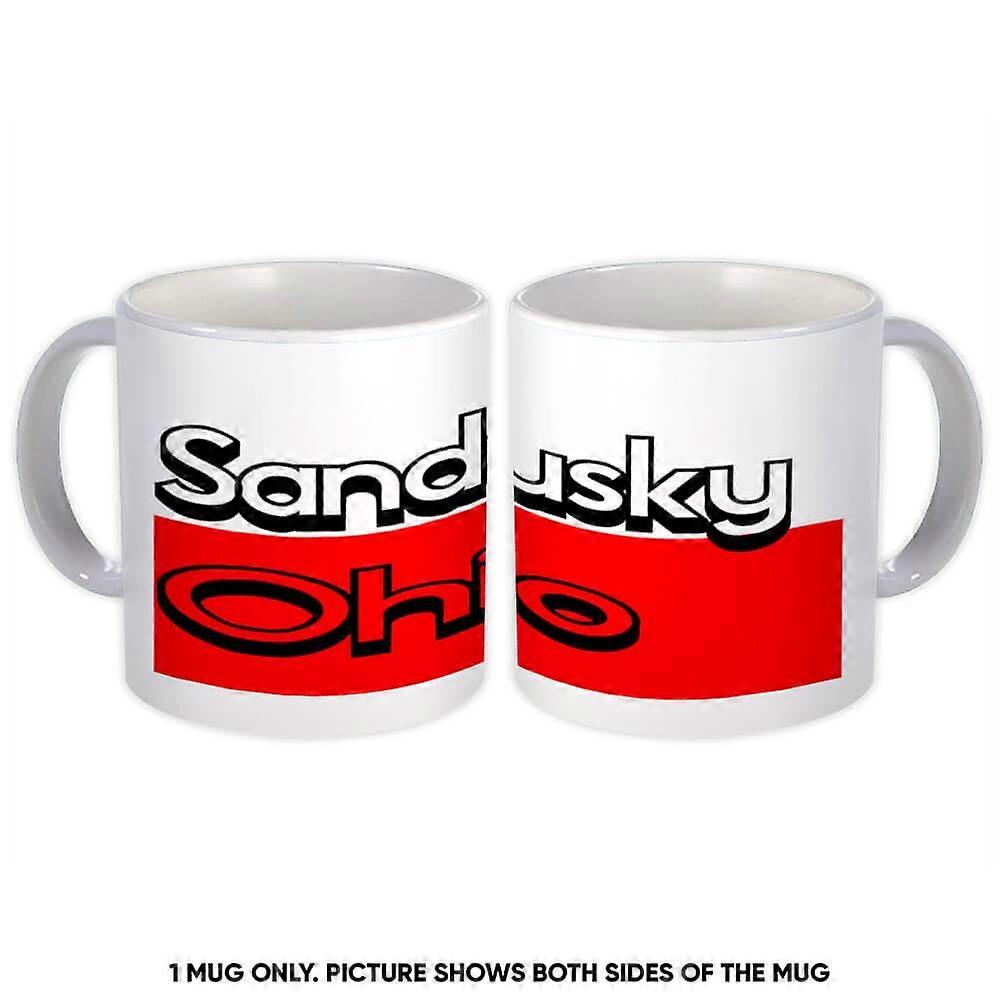 Gift Mug: Sandusky Ohio Rectangle