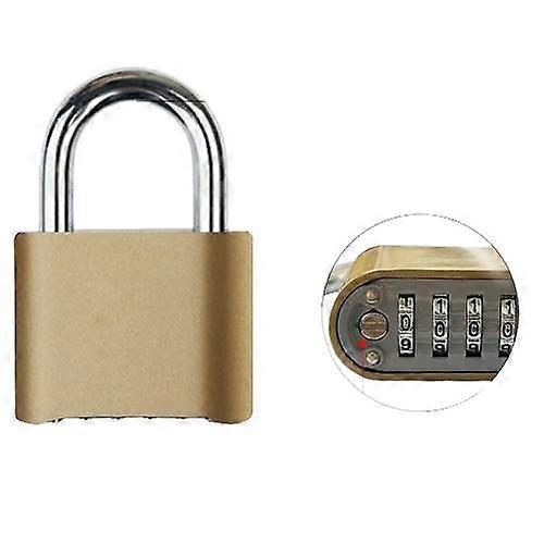 Combination Padlock,4 Digit Heavy Duty Security Lock, Padlock with Code for Locker Outdoor Weatherproof Suitcase Lock Combination Lock