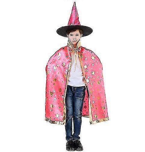 كيب الساحر مع قبعة ، أطفال الهالوين Costumes_u R_u جودة عالية