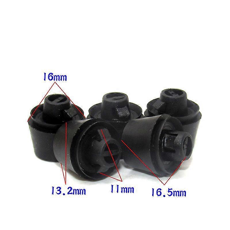 2/4/6pcs דלת מכונית פגוש בולמי גומי בלוק עבור טויוטה קרולה קאמרי רואיז כתר Vios לקסוס - פנלים וחלקים לדלתות פנים