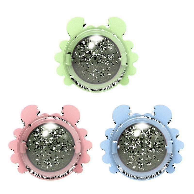 Cat Snack Catnip Ball Solid Nutrition Licking Ball Help Digestion Wall Mount