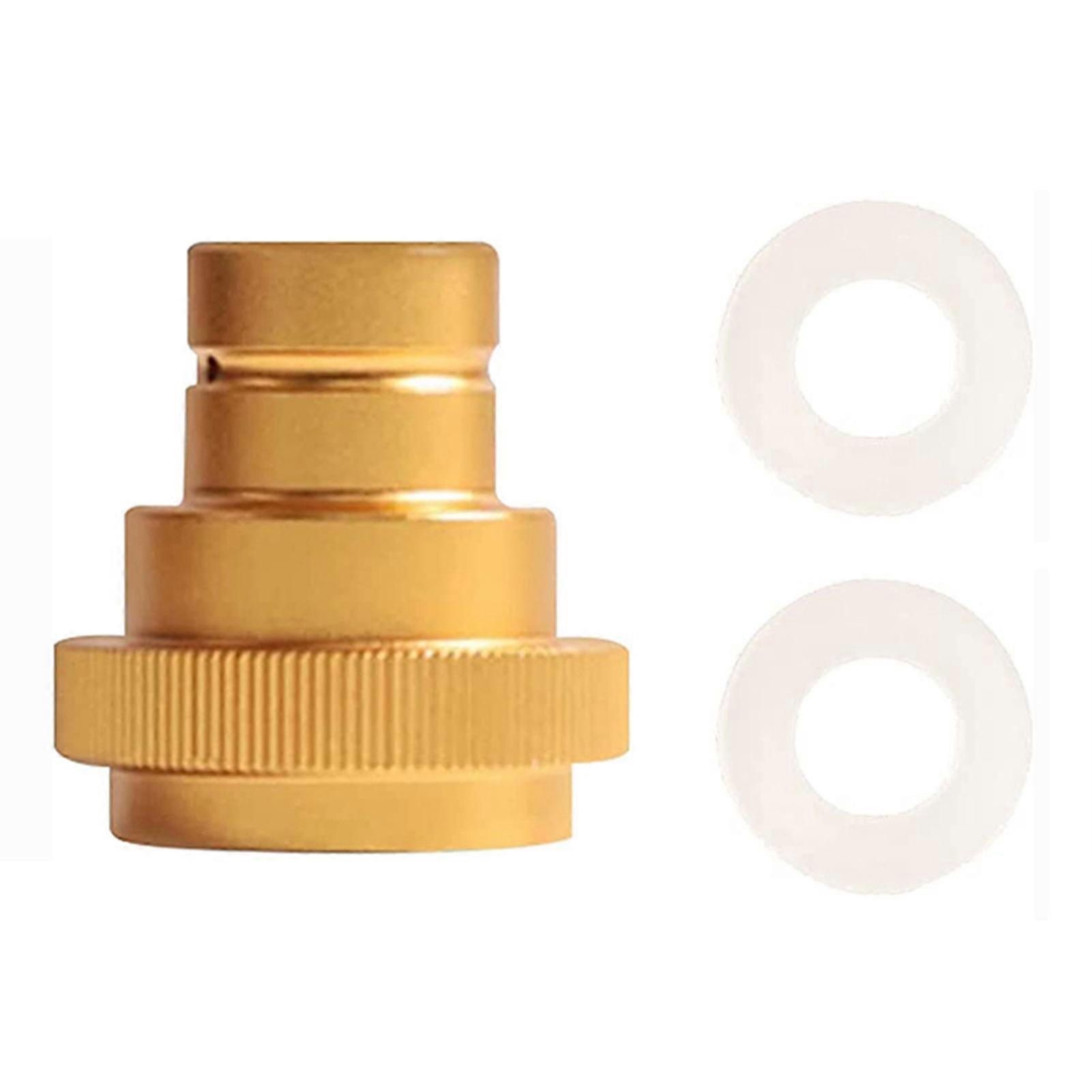 Quick CO2 Adapter with Sealing Ring Sturdy Thread Head Heavy Duty Universal Conversion Accessories Soda Water Maker Connecting Accessories for DUO/Ter