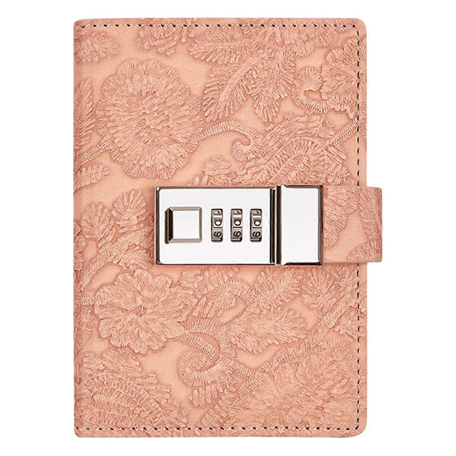 Planner Notebook with Digital Combination Lock Premium Thickened Paper Eye-Protection Journal Book
