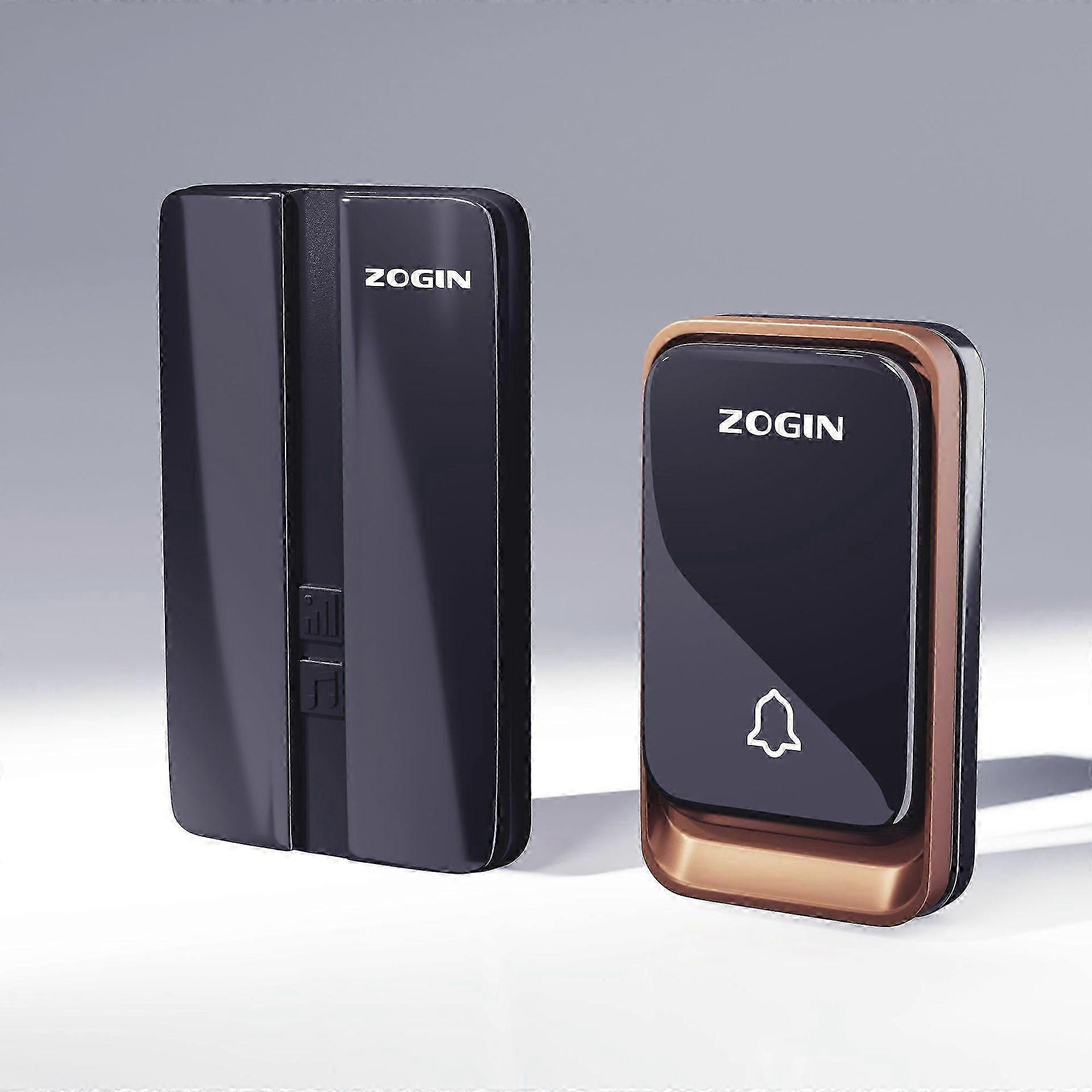 Zogin Zhuojin K33 Self-Generating Wireless Smart Doorbell, AC Powered, Battery-Free