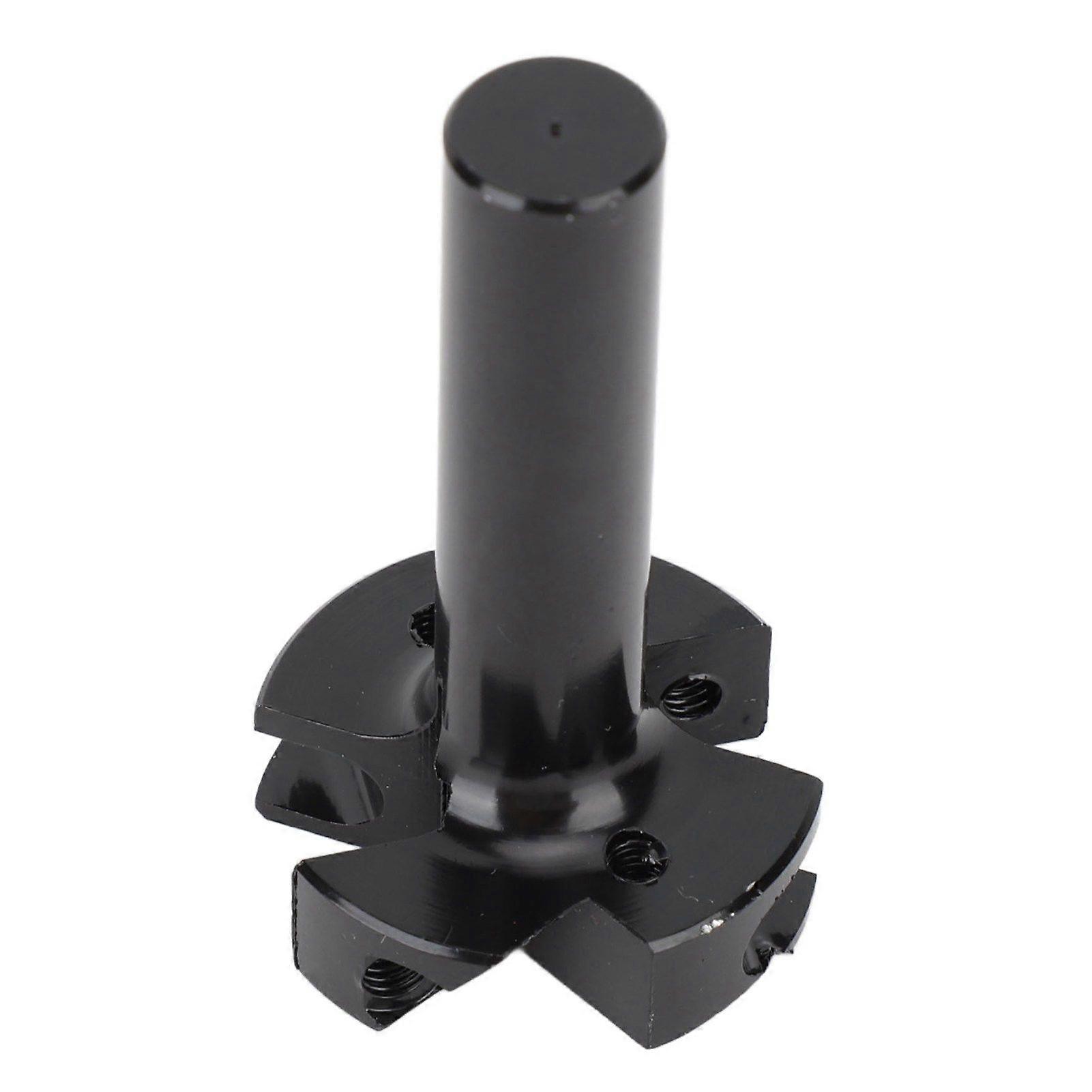 Spoilboard Surfacing Router Bit 4 Blades Cemented Carbide Planer Bit for Slab Flattening Wood Milling Cutter Woodworking Tool 1/4 Shank
