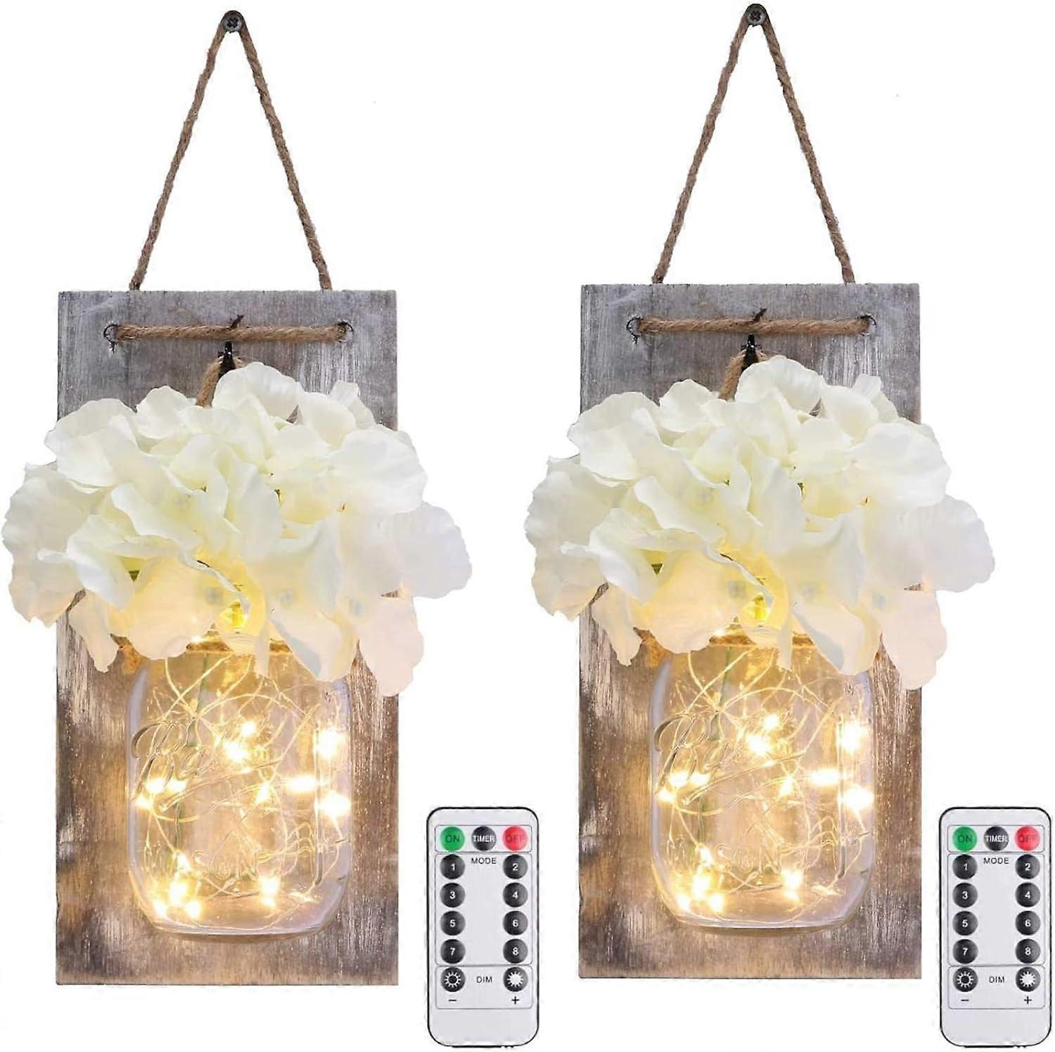 Jar Wall Sconces, Farmhouse Decoration