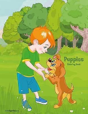 Puppies Coloring Book 1