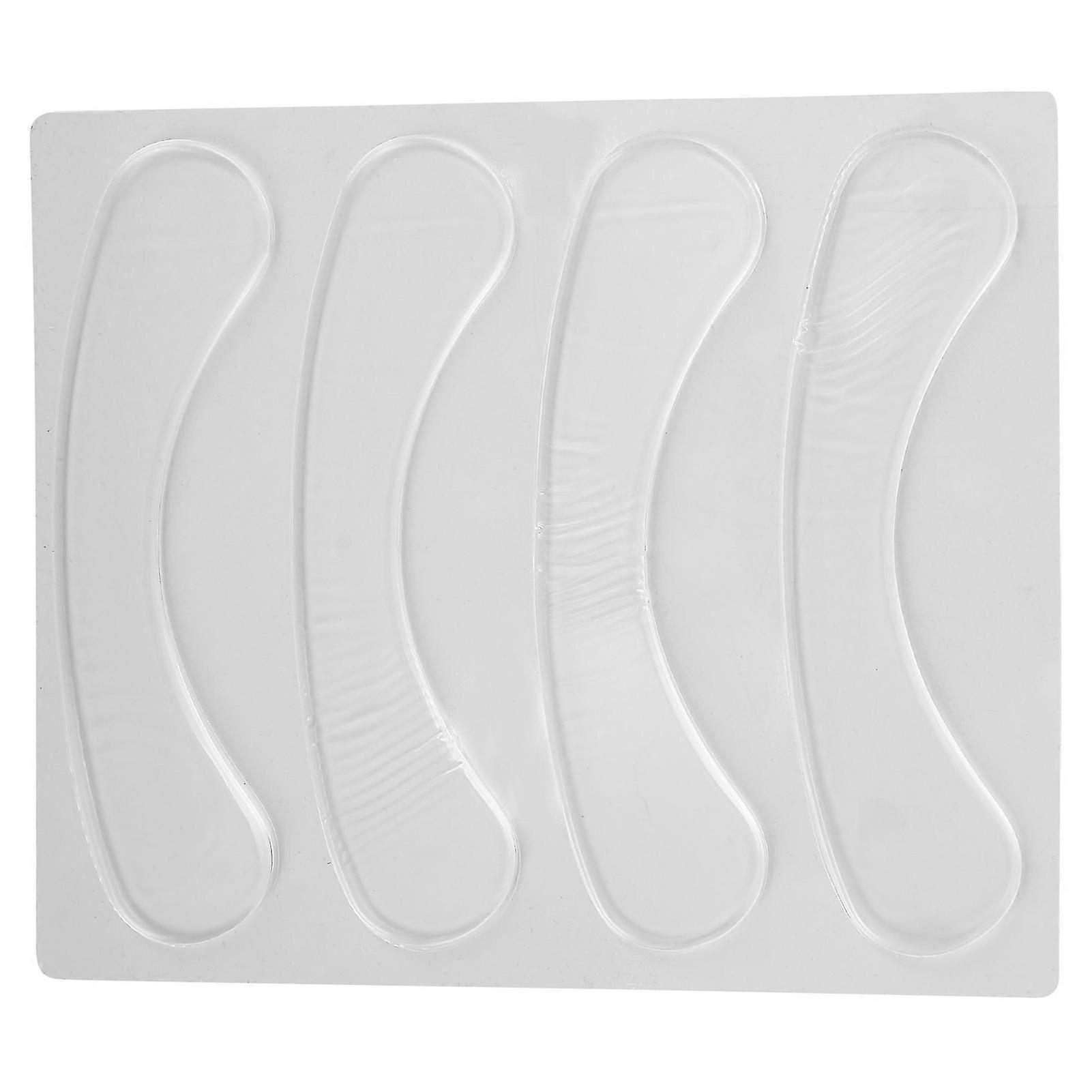 4pcs Silicone Lip Anti Wrinkle Patch Reusable Transparent Skin Wrinkle Smoothing Patch