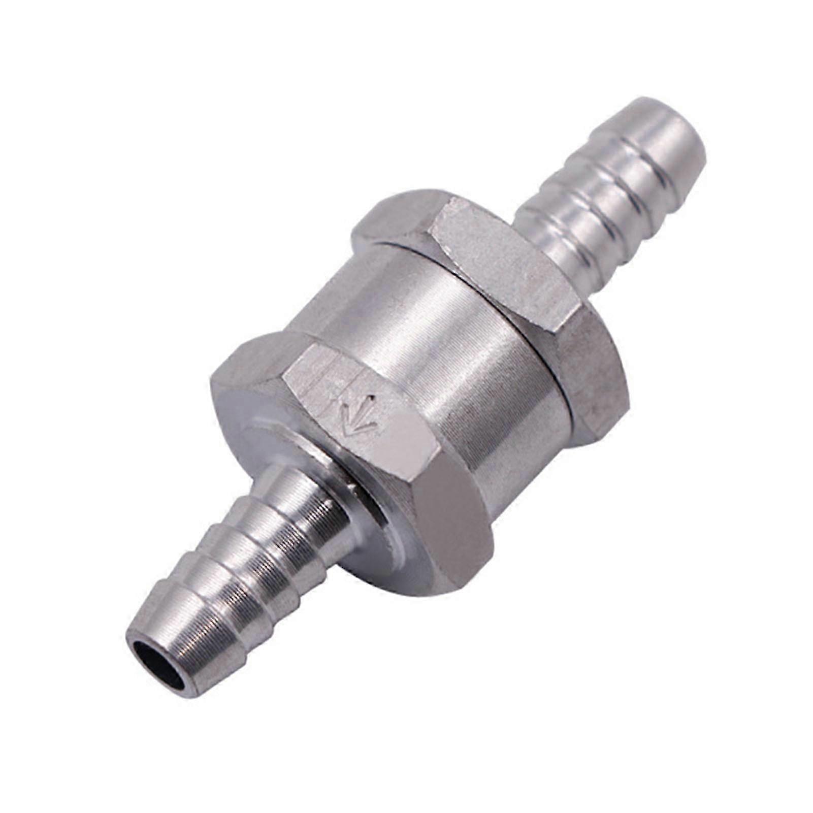 One-way check valve for fuel oil pipe, made of high temperature resistant aluminum alloy