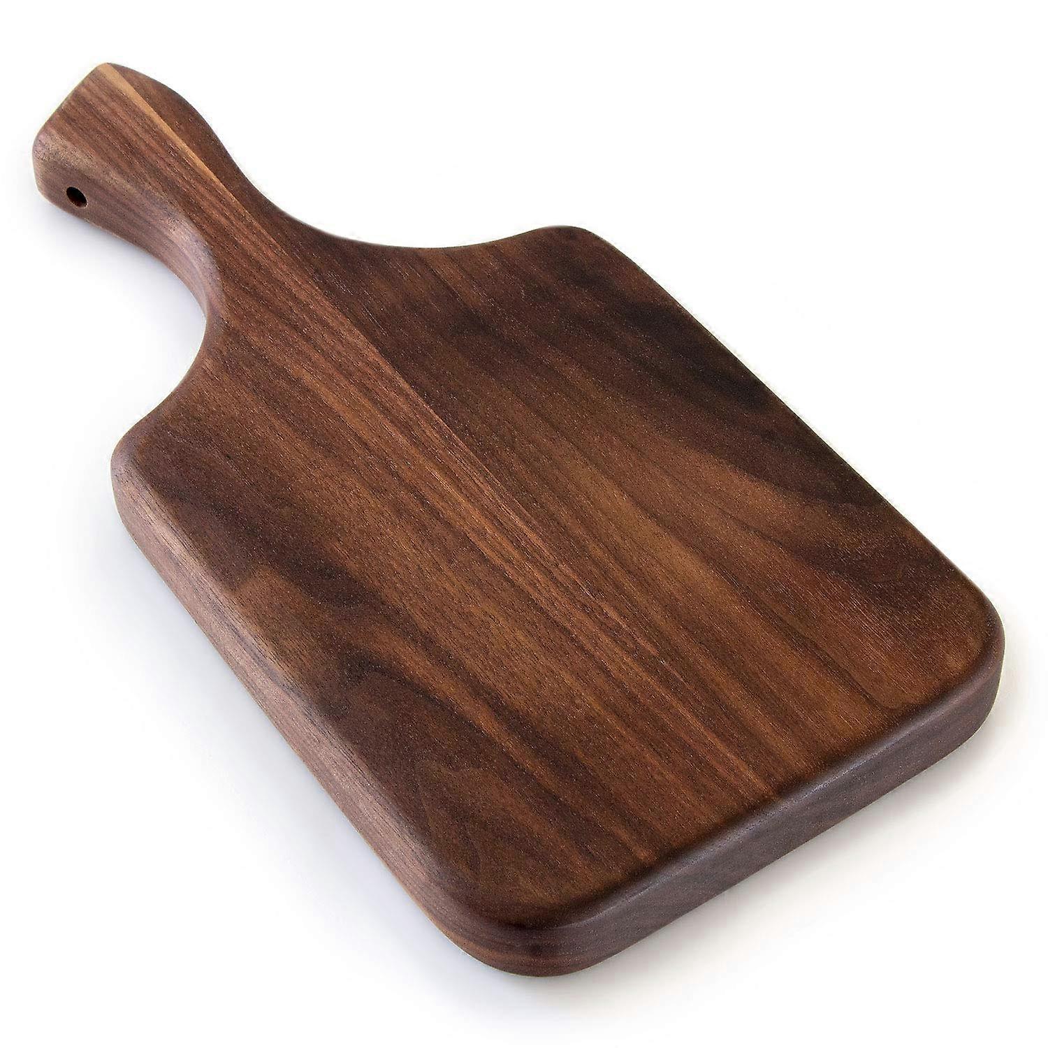 Dark Walnut Cutting Board Small Size for Kitchen Chopping and Serving, Seasoned Wood, Durable and Stylish