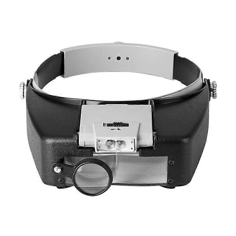 Lupa de Joalheiro Mãos-Livres com Luz LED, Lupa para Reparo