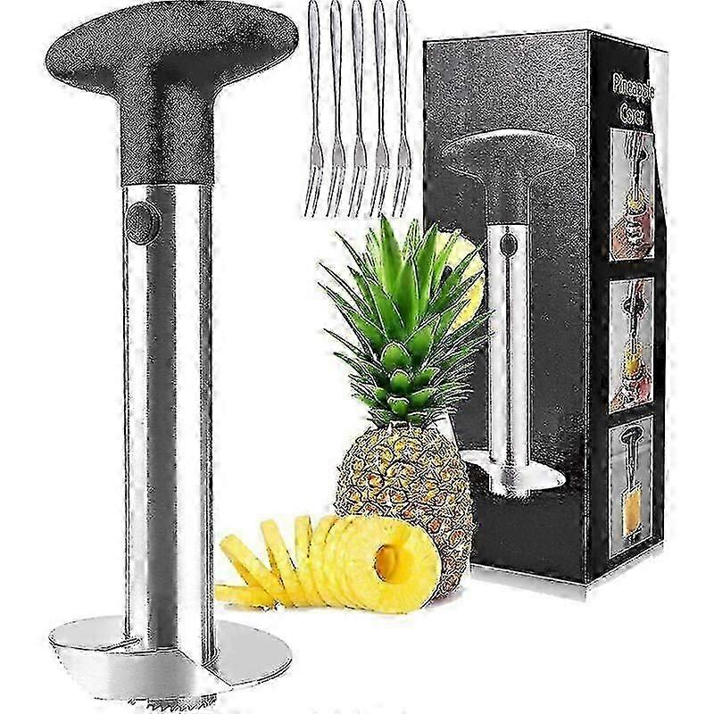 Barsinfi Pineapple Cutter Stainless Steel, Improved, Reinforced, Thicker, Sharp Blade