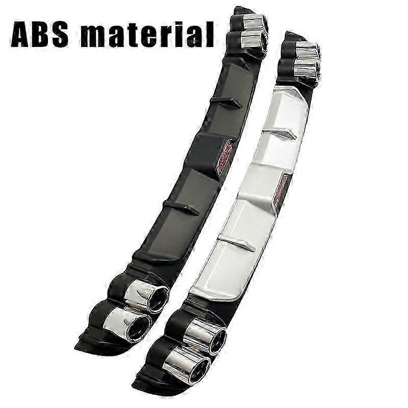 Universal rear bumper spoiler rear lip rear spoiler rear car ABS ...