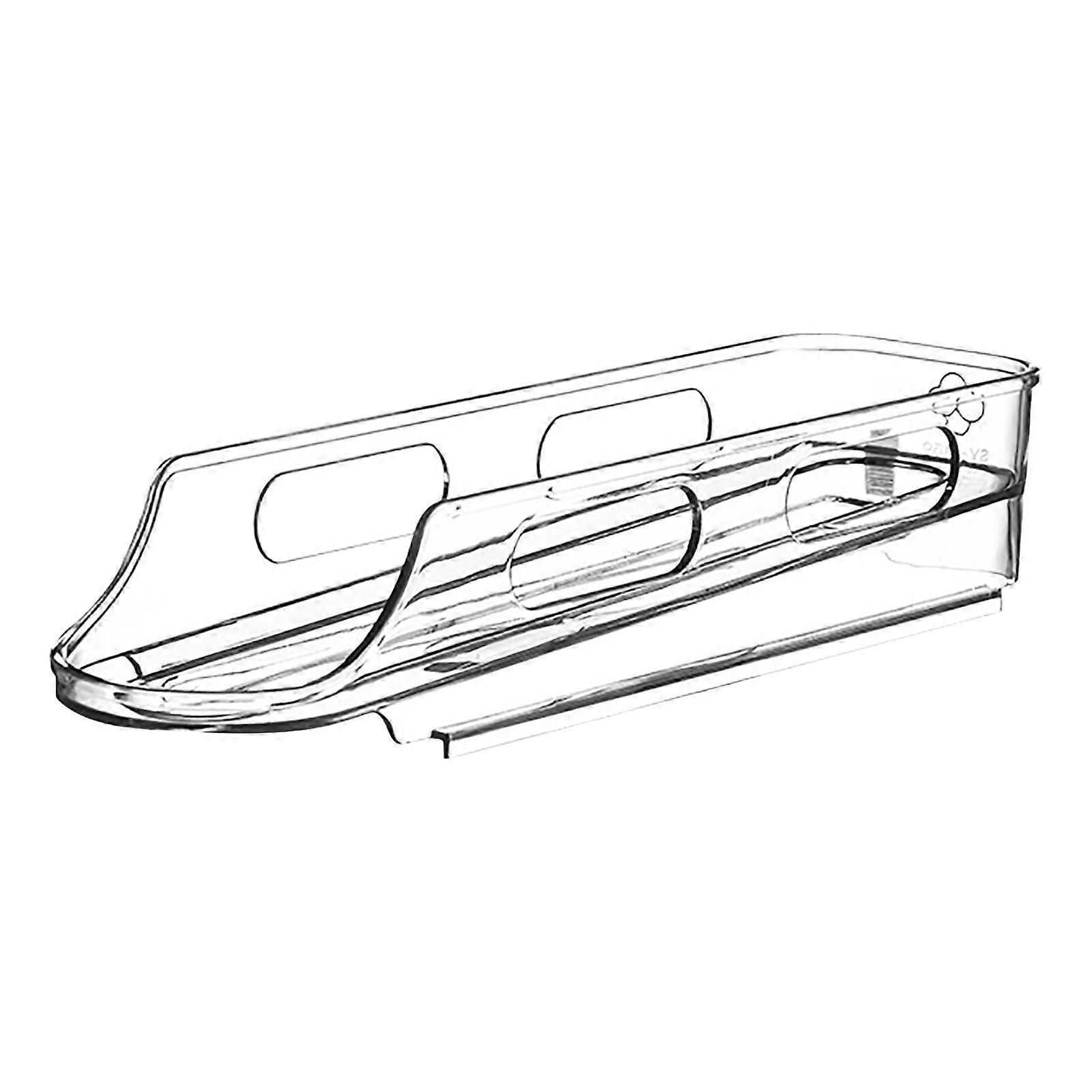 Eggs Storage Box Refrigerator With Side Door Fresh-keeping Box Eggs Dispenser Space-Saving Rolling Eggs Dispenser And Organizer