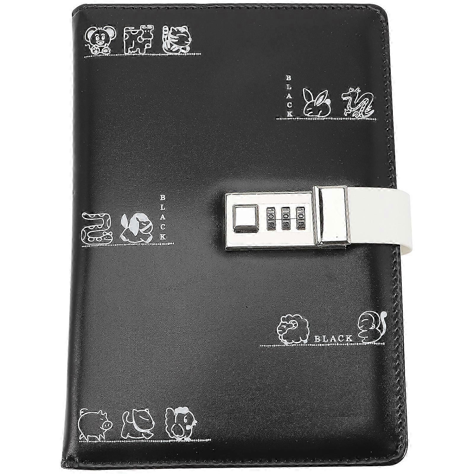 Notebook With Lock Password Notebook Lockable Diary Notebook Cartoon Notebook For Student