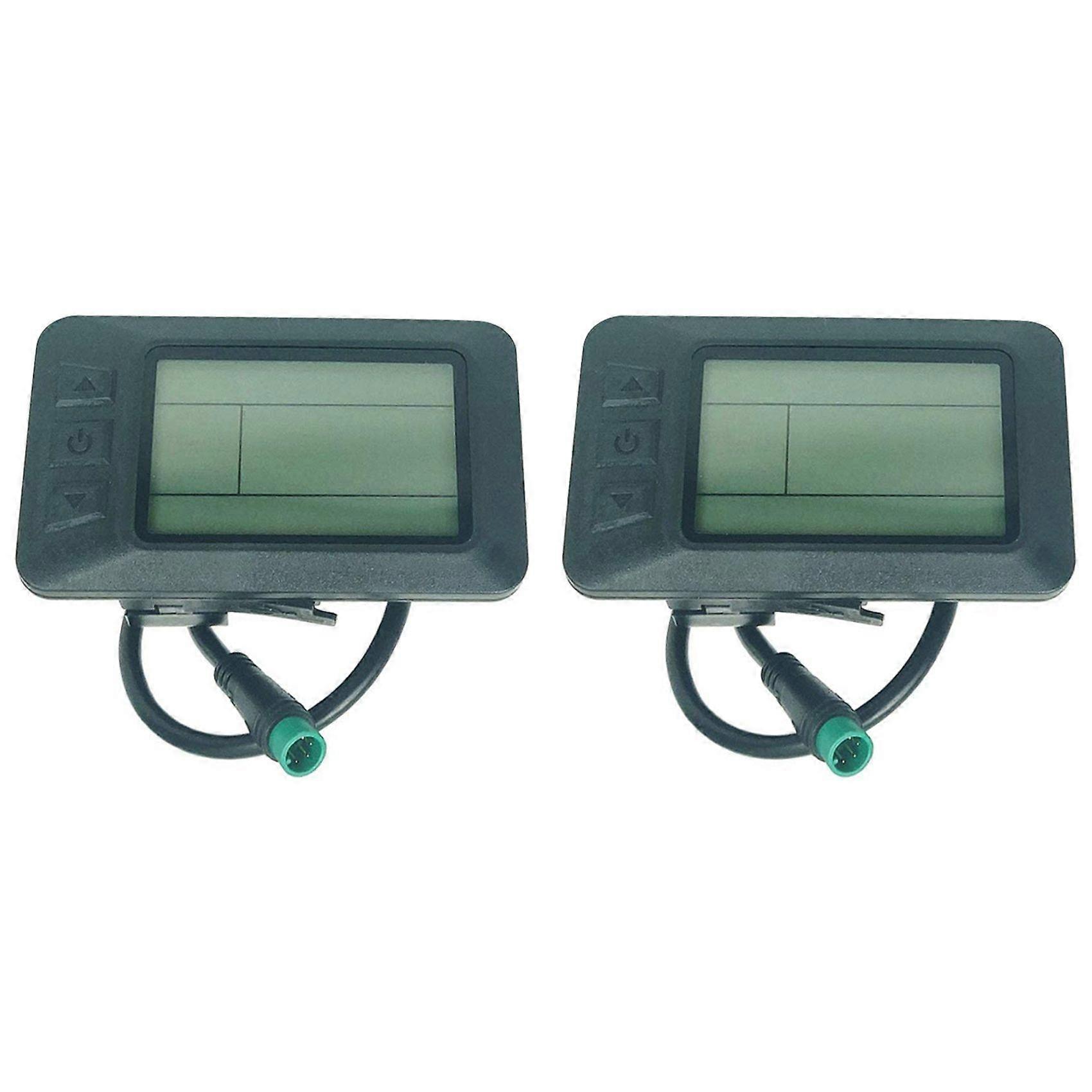 2X Electric Bicycle with USB Plug KT-LCD7 Intelligent Display E-Bike LCD Control Panel Waterproof A