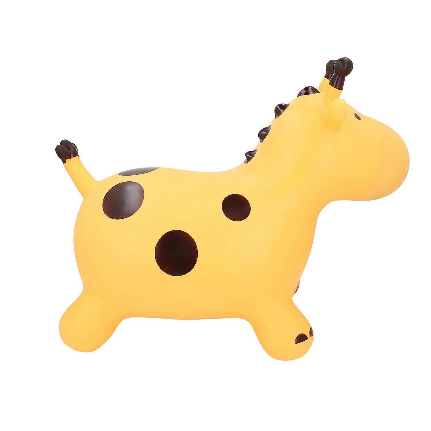 Inflatable Jumping Horse Indoor Outdoor Bouncing Animal Toy Thickened Secure PVC Hopping Horse Toy f