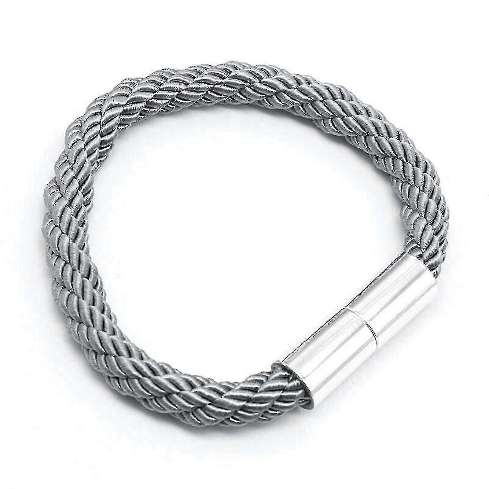 Magnetic Curtain Tiebacks with Adjustable Buckle Holder, 50cm Grey Home Decor Window Strap