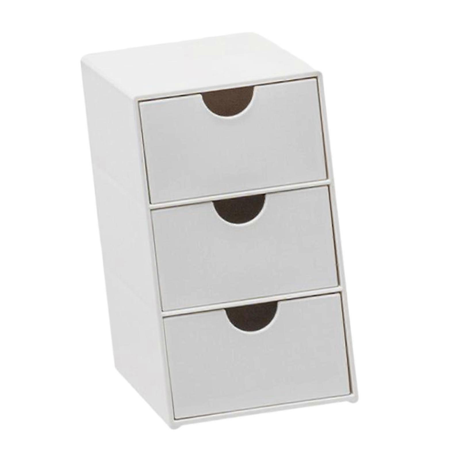 Desk Organizer with 3 Drawers Desk Organization Versatile Storage Drawer Cabinet