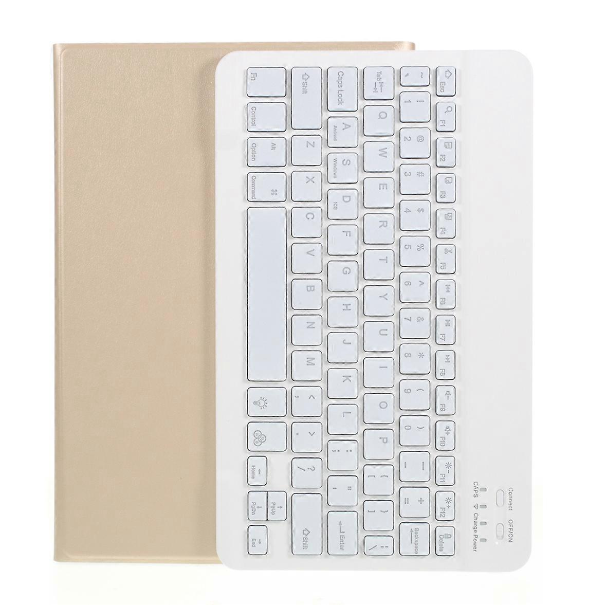 Bluetooth-compatible Backlight Keyboard Leather Stand Case Compatible with Samsung Galaxy Tab A7 10.