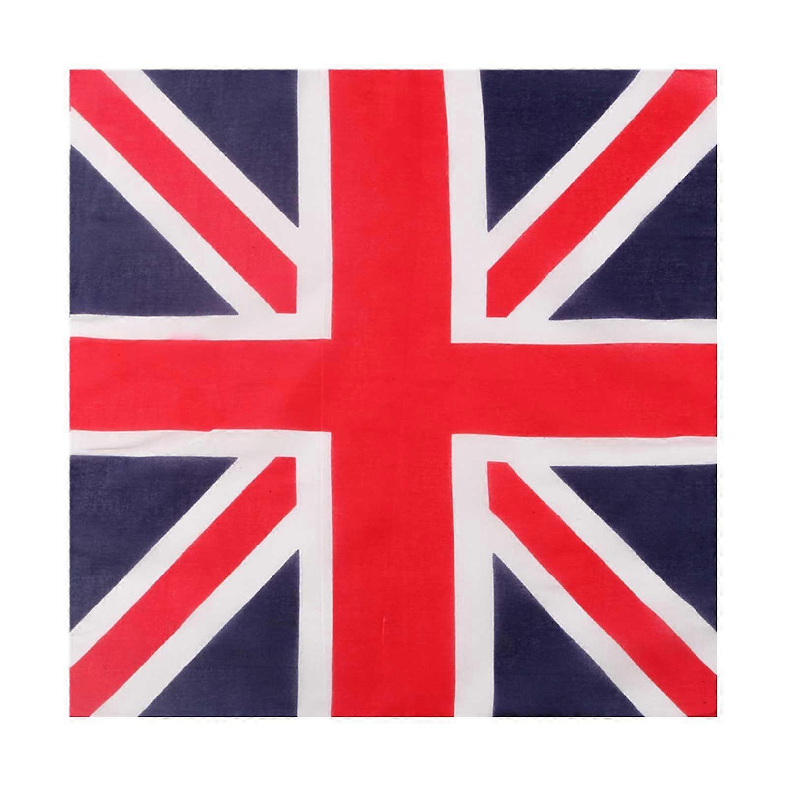 英国国旗棉质头巾英国国旗头颈围巾派对