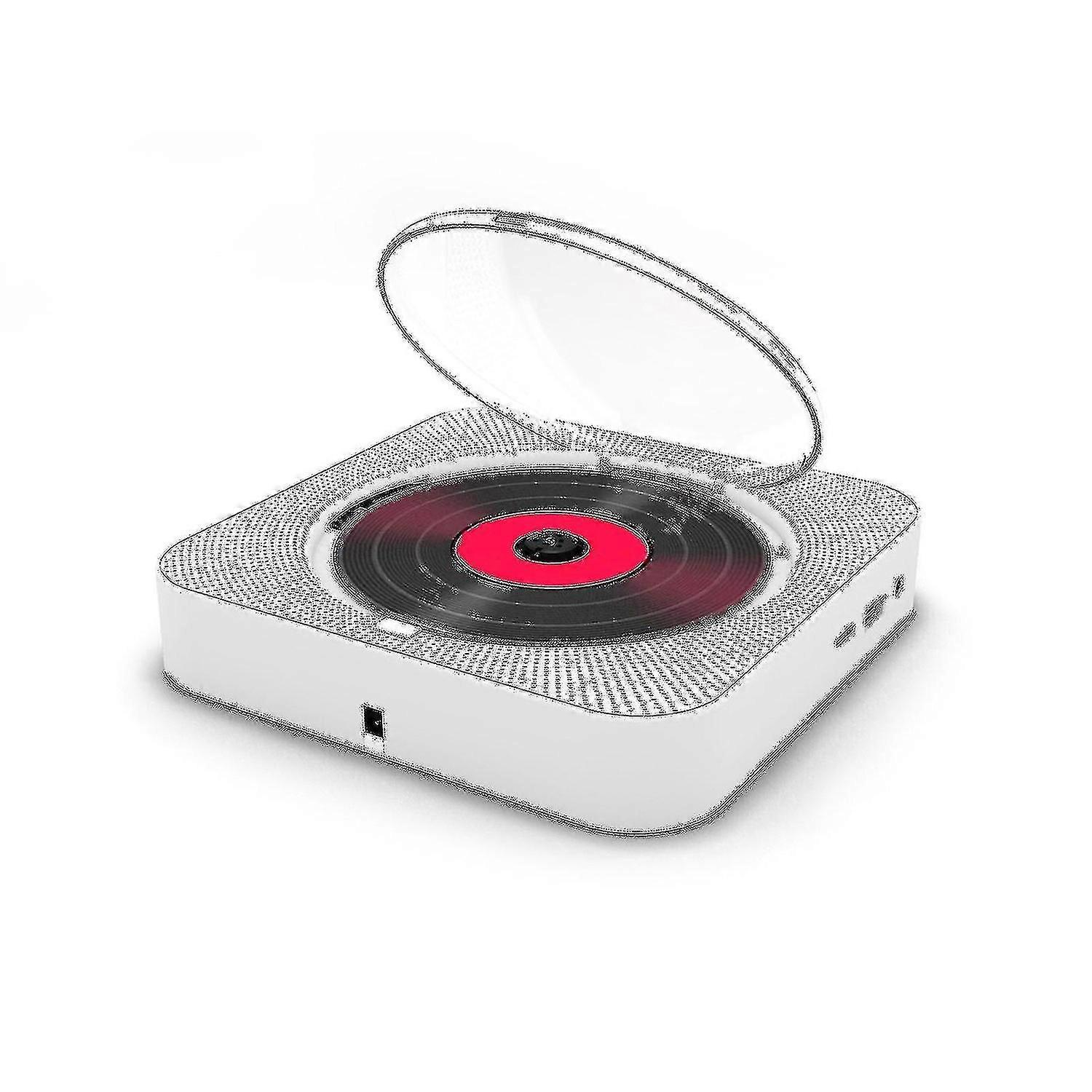 Tragbarer CD-Player Bluetooth-Lautsprecher Stereo CD-Player LED-Bildschirm Wandmontage Cd Music Player Wit