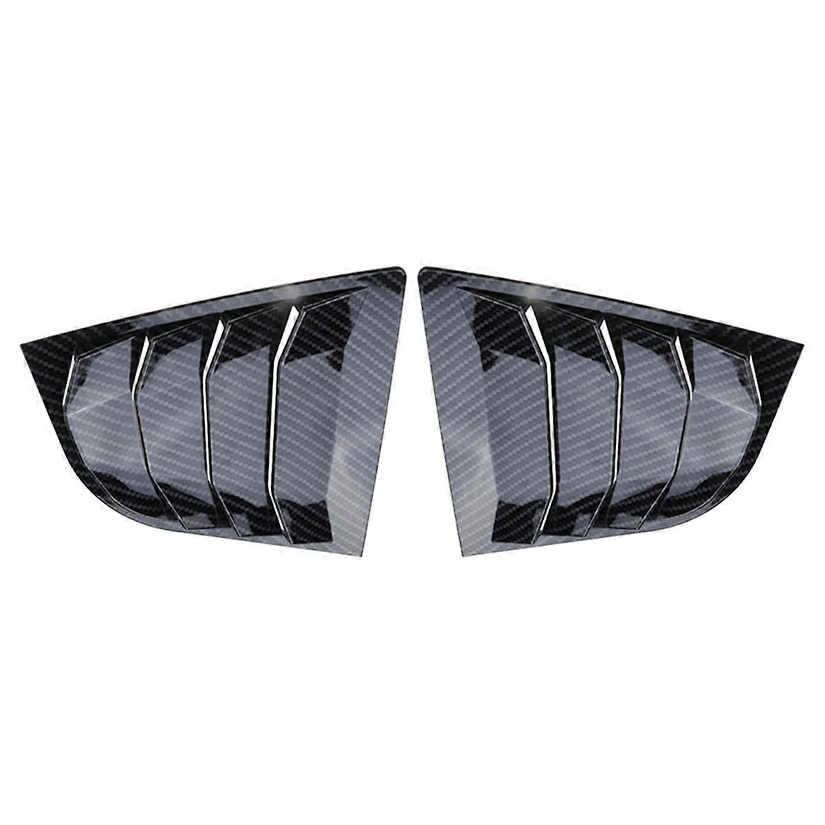 1 Pair Rear Side Window Louver Spoiler Panel for Cerato Sedan 13-18