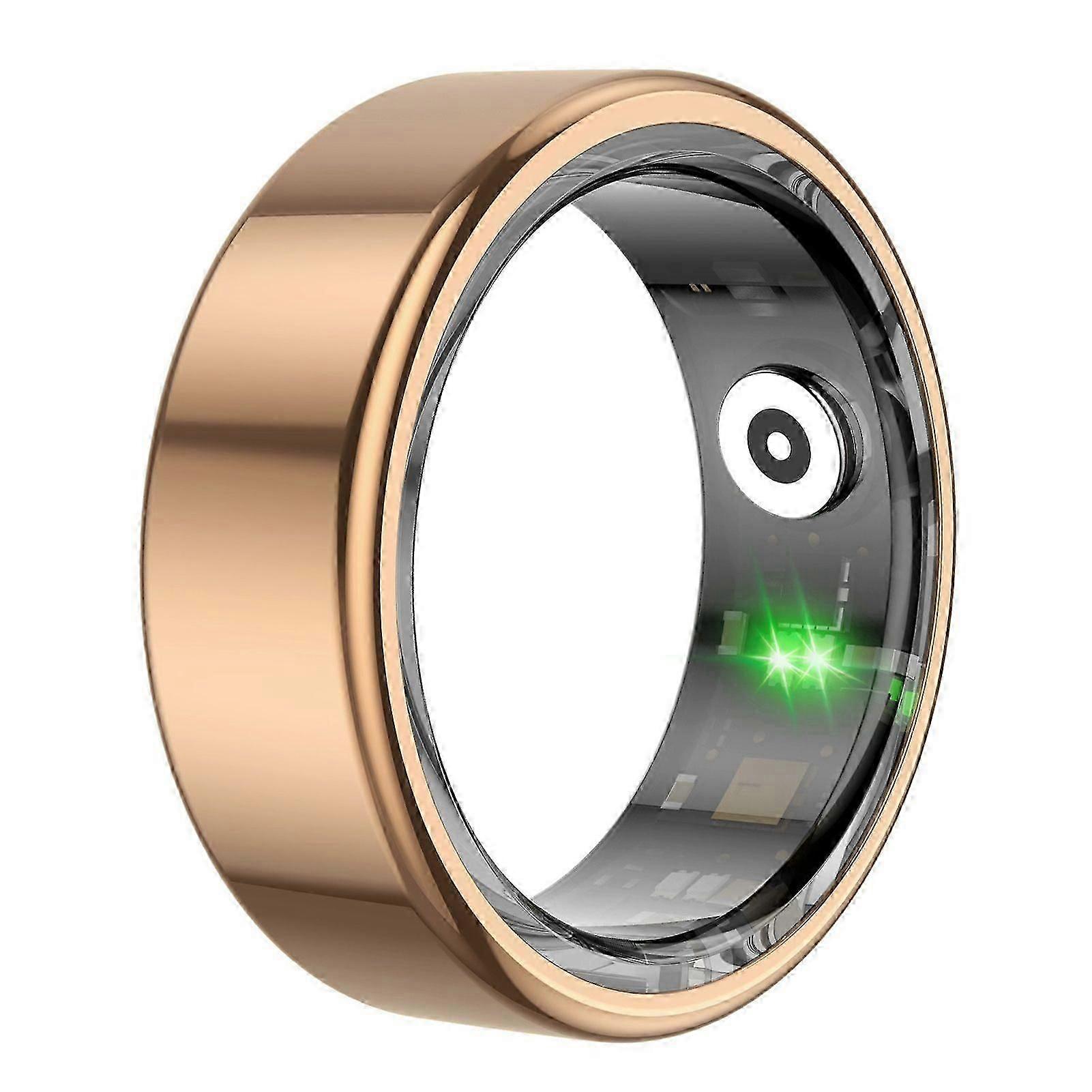 جهاز تعقب الصحة الدائري الذكي بتقنية البلوتوث - معدل ضربات القلب ، ومراقبة الأكسجين والنوم في الدم ، وجهاز تعقب اللياقة البدنية المقاوم للماء IP68 للرجال والنساء