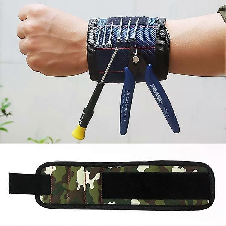 Magnetic Wristband Tool Storage-1680D Oxford Cloth Pockets by