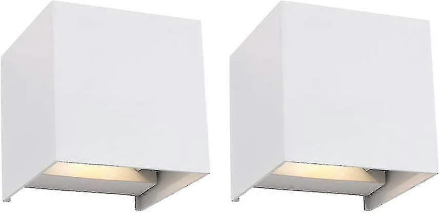 Regulowane kinkiety LED 3000K Ciepła biel, Wodoodporna IP65, 12W, Wewnętrzna / Zewnętrzna (2szt)