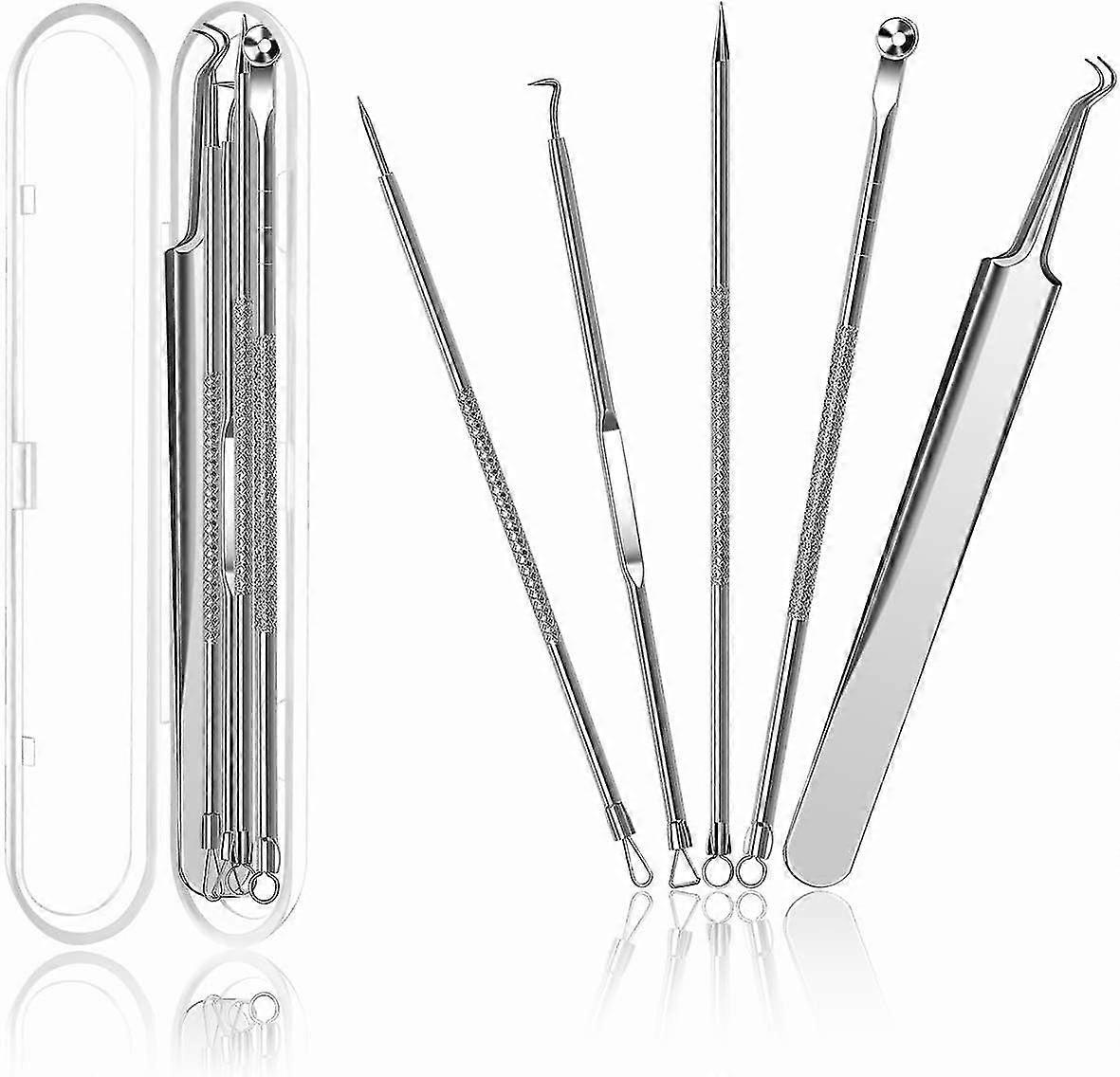 5-in-1 Blackhead Remover Tool Set - Acne Treatment Kit for Clear Skin & Confidence Boost
