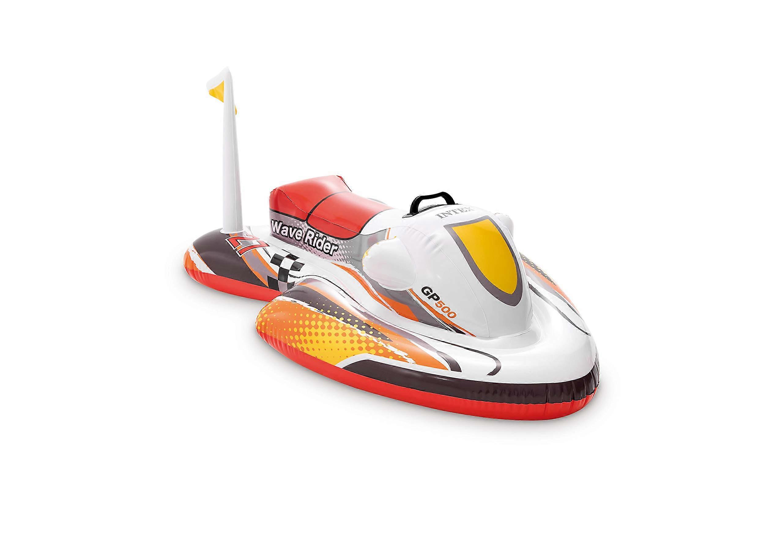 Wave Rider Inflatable Pool Flux Toy for Kids - 46' x 30.5' - 88LB Weight Capacity - Ages 3+ Pool Float
