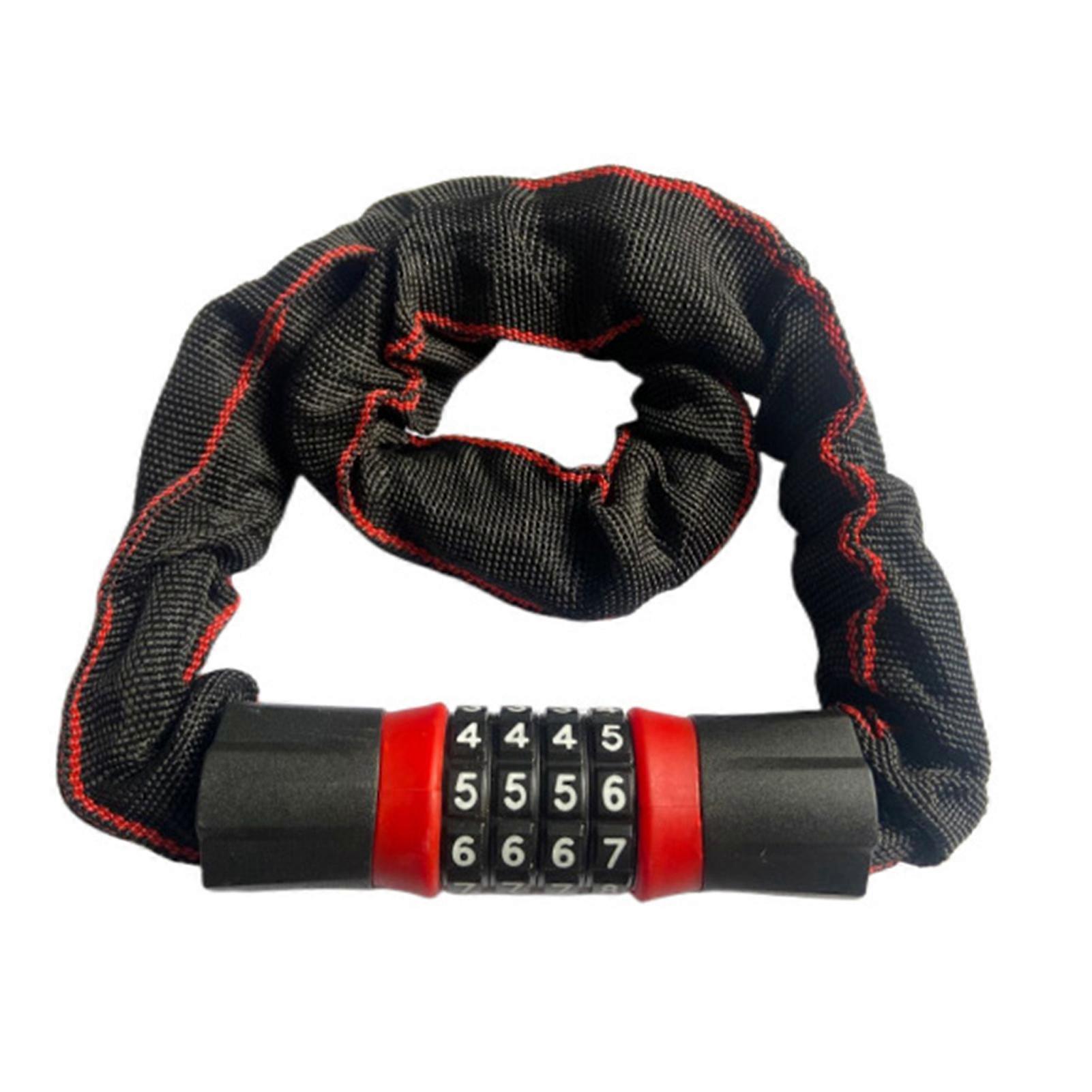 Anti-Theft Bike Chain Lock Durable Extra Long Security Scooter Locks