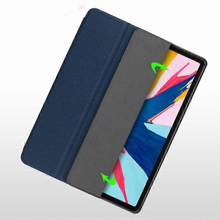 For iPad Pro 10.5 Mutural Exquisite Series Cloth Texture PU+TPU Leather Case with 3-Fold Holder & Pen Slot & Sleep & Wake-up Function