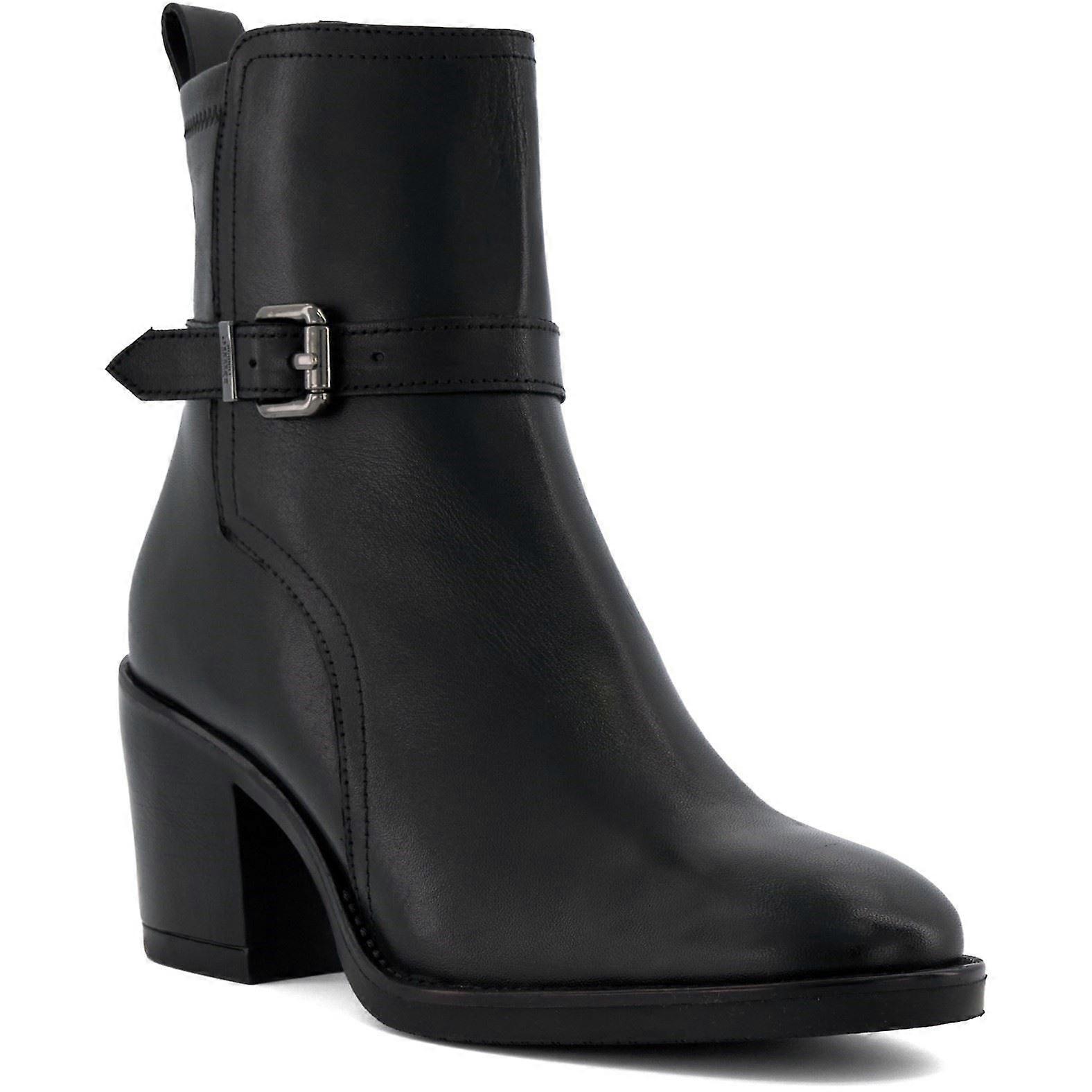 Dune Prance Bottes en cuir noir pour femmes