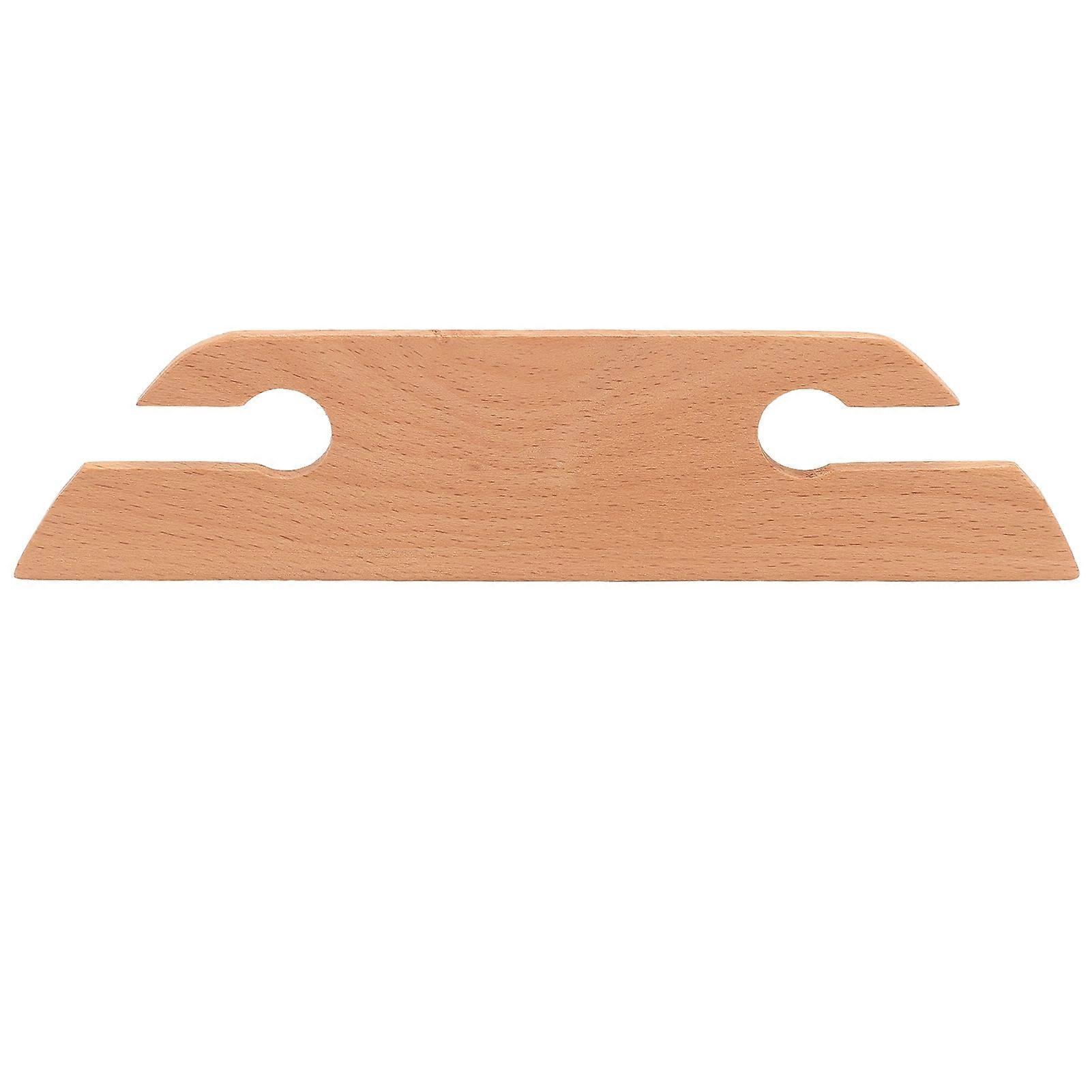 Wooden Weaving Shuttle Portable Smooth Surface Trapezium Shaped Tool for Inkle Looms and Table Looms Easy Weaving Tool