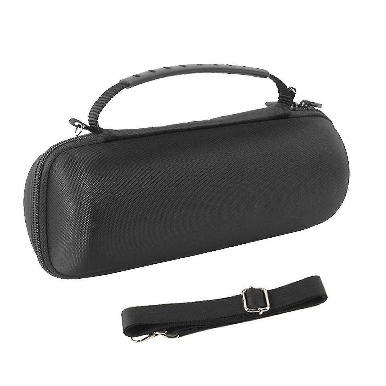 Portable Speaker Case for Flip 7 Speaker Bag, Shockproof EVA Hard Case Waterproof Holder with Shoulder Strap Pouch Inner red
