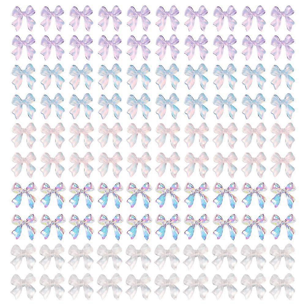 ネイルアートデザイン - 見事な爪のための樹脂の弓の釘の装飾