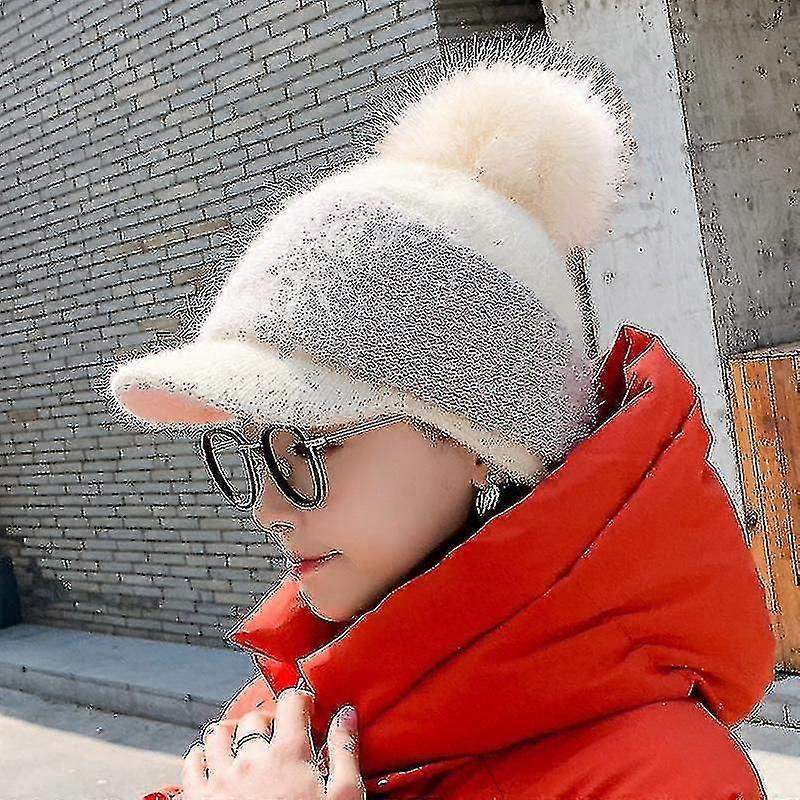 Autumn And Winter Ear Protection Warm Baseball Wool Cap