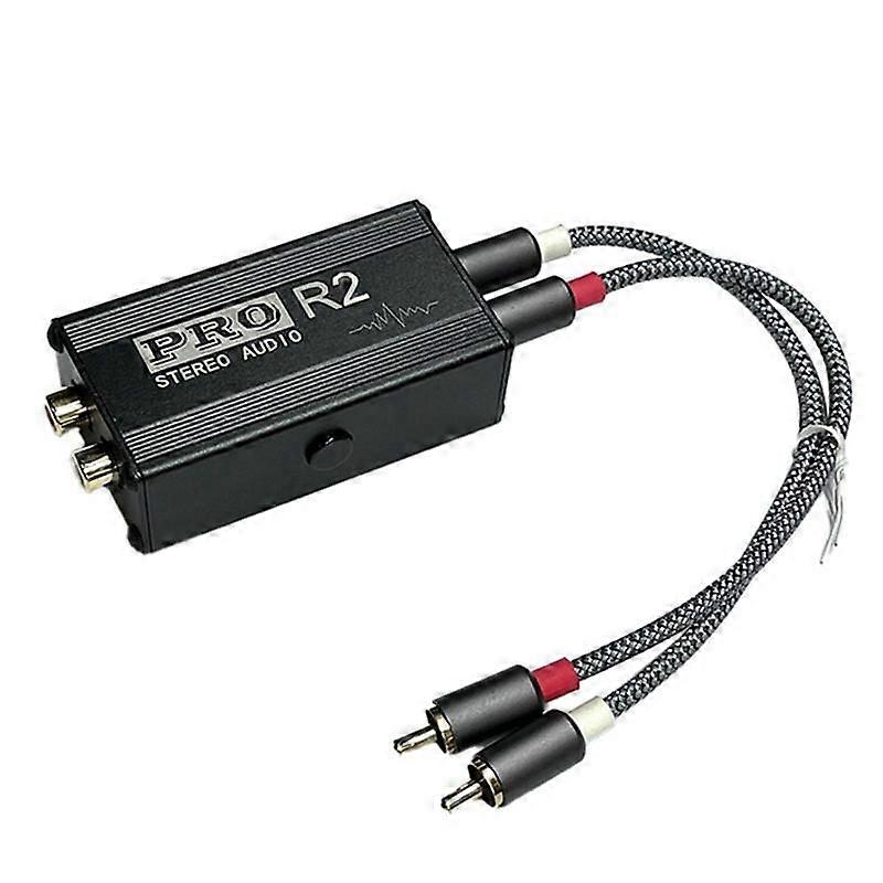 Ground Loop Audio Isolator Audio Noise Filter RCA Noise Suppressor Isolator Audio Signal Noise Reducer