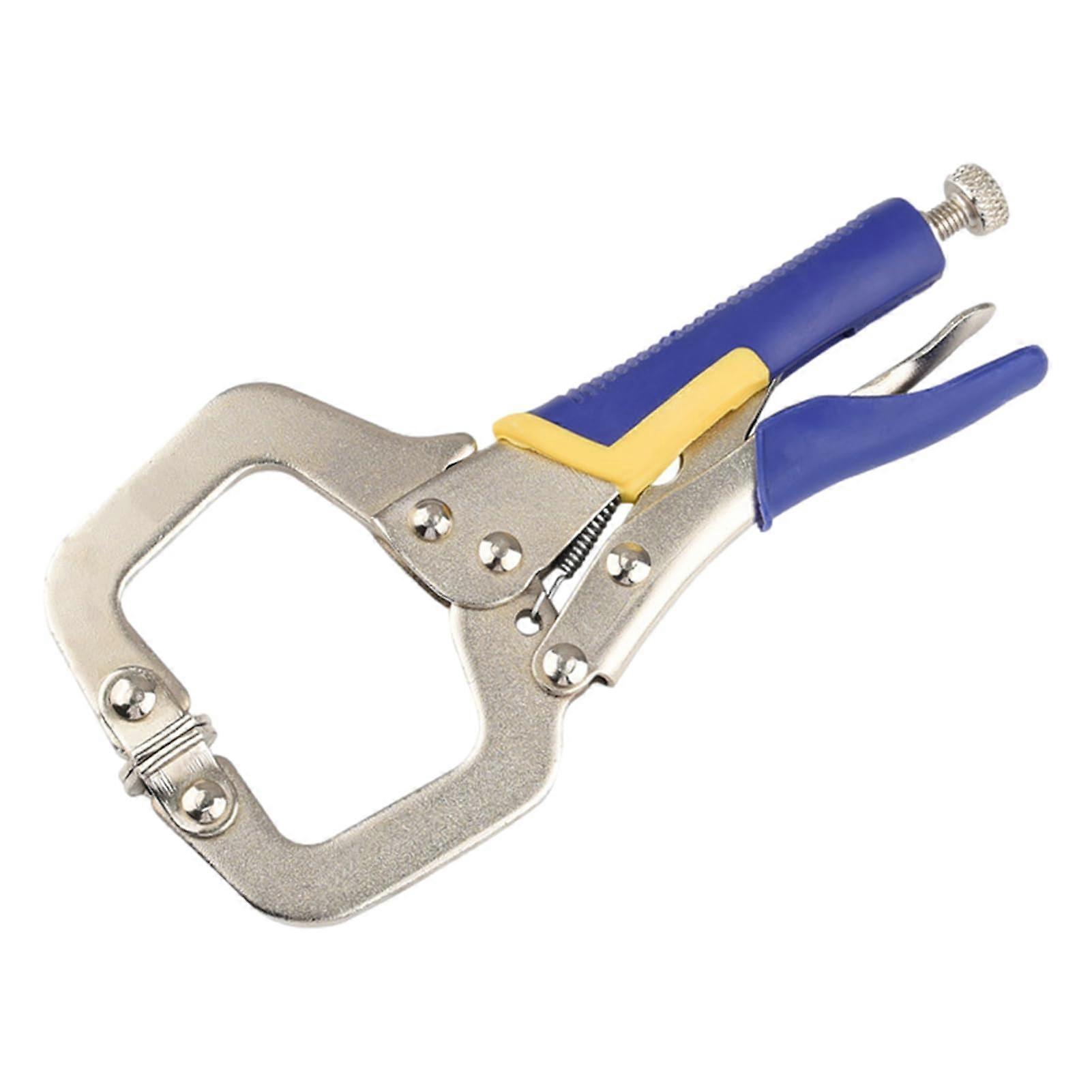 Vise Grip Clamps - Adjustable Locking Pliers with 7-Inch Rubber Coated Handle for Welding and Workshop Use